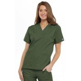 4700 Workweark Originals V-Neck Dolman Sleeve Top by Cherokee