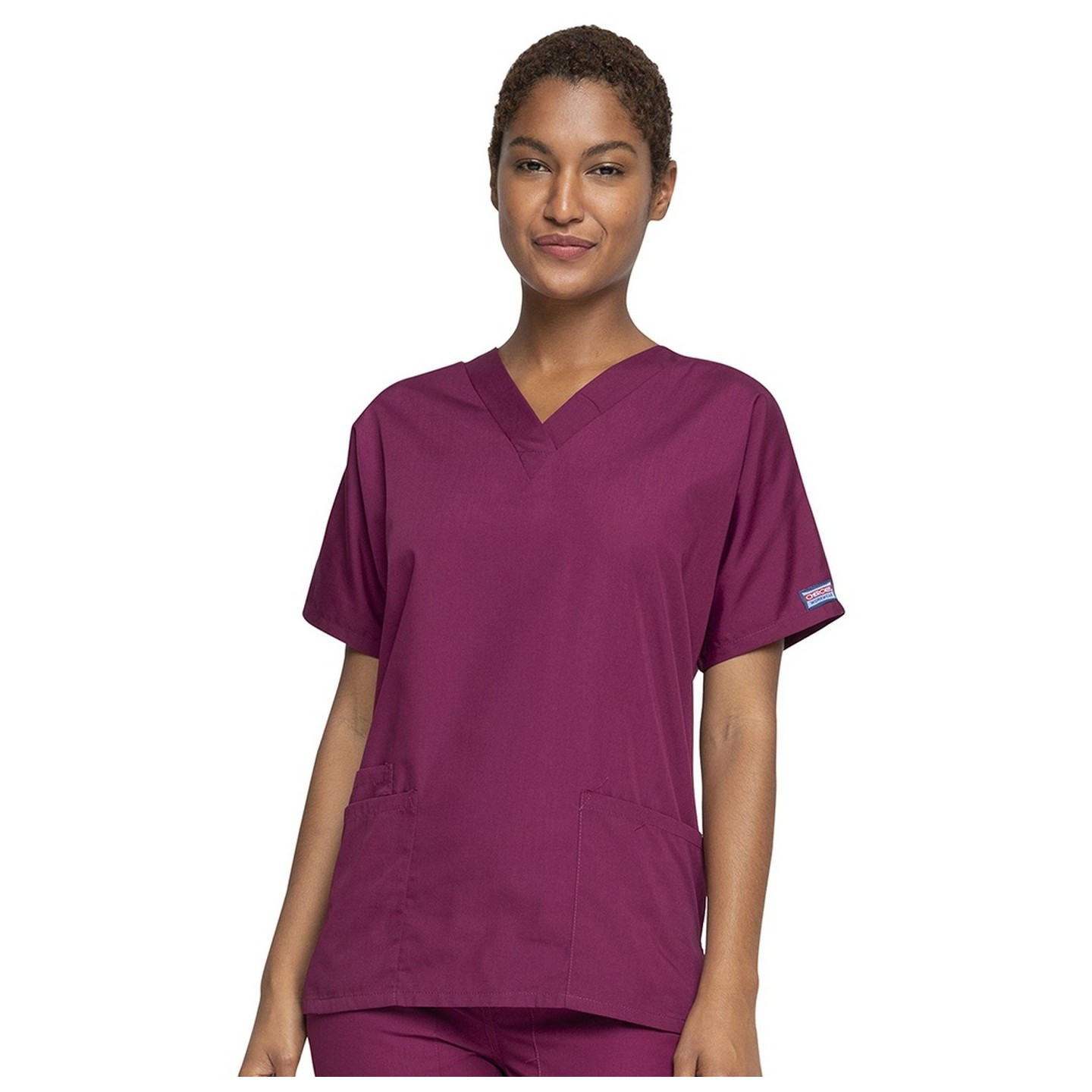 4700 Workweark Originals V-Neck Dolman Sleeve Top by Cherokee