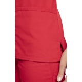 WW645 Workwear Originals V-Neck Top with Knit Panels by Cherokee