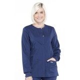 WW340 Workwear Professionals 3 Pocket Snap Front Jacket by Cherokee