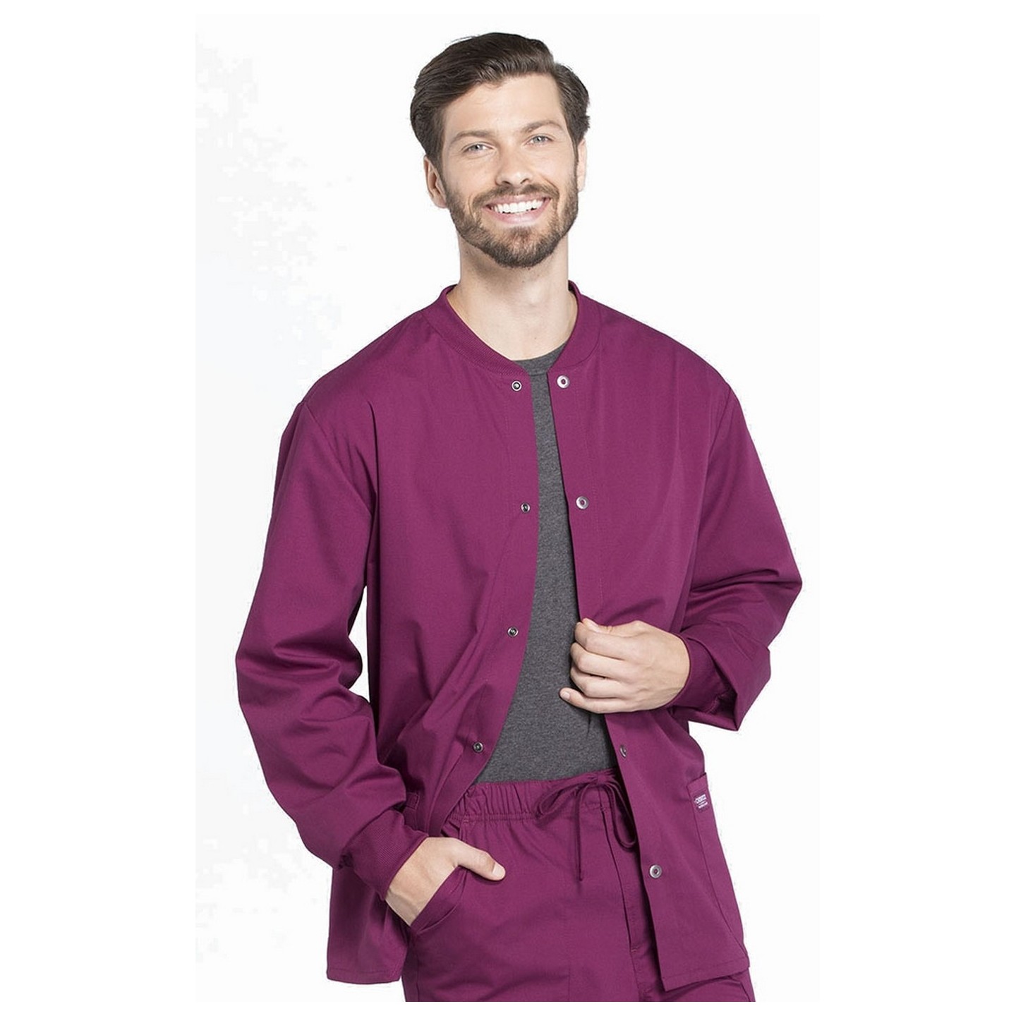 WW360 Workwear Professionals Veste à Fermature de Pression pour Hommes par Cherokee