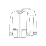 WW360 Workwear Professionals Men's Snap Front Jacket by Cherokee