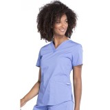 WW665 Workwear Professionals 3 Pocket V-Neck Top by Cherokee