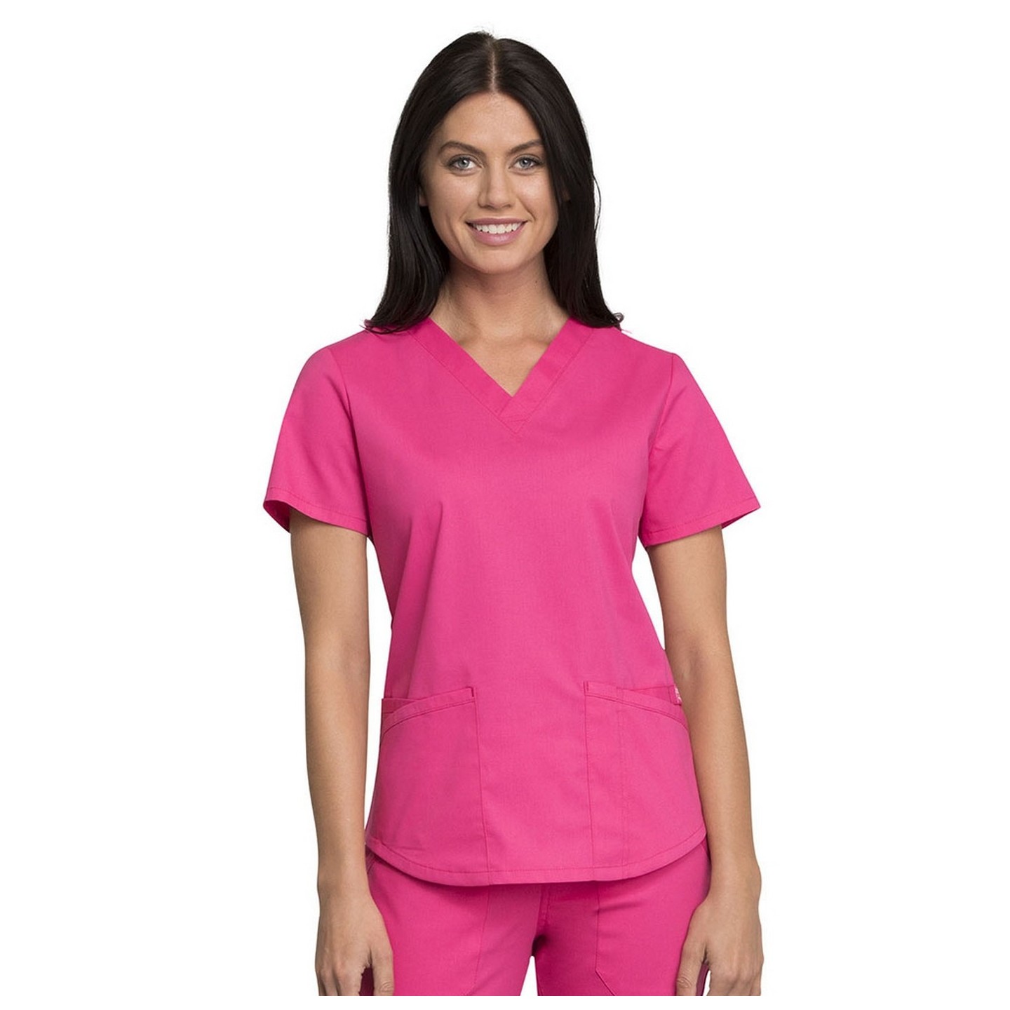 WW665 Workwear Professionals 3 Pocket V-Neck Top by Cherokee