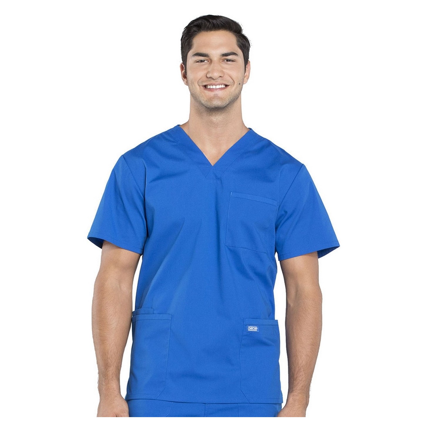 WW695 Workwear Professionals Men's 4 Pocket V-Neck Top by Cherokee