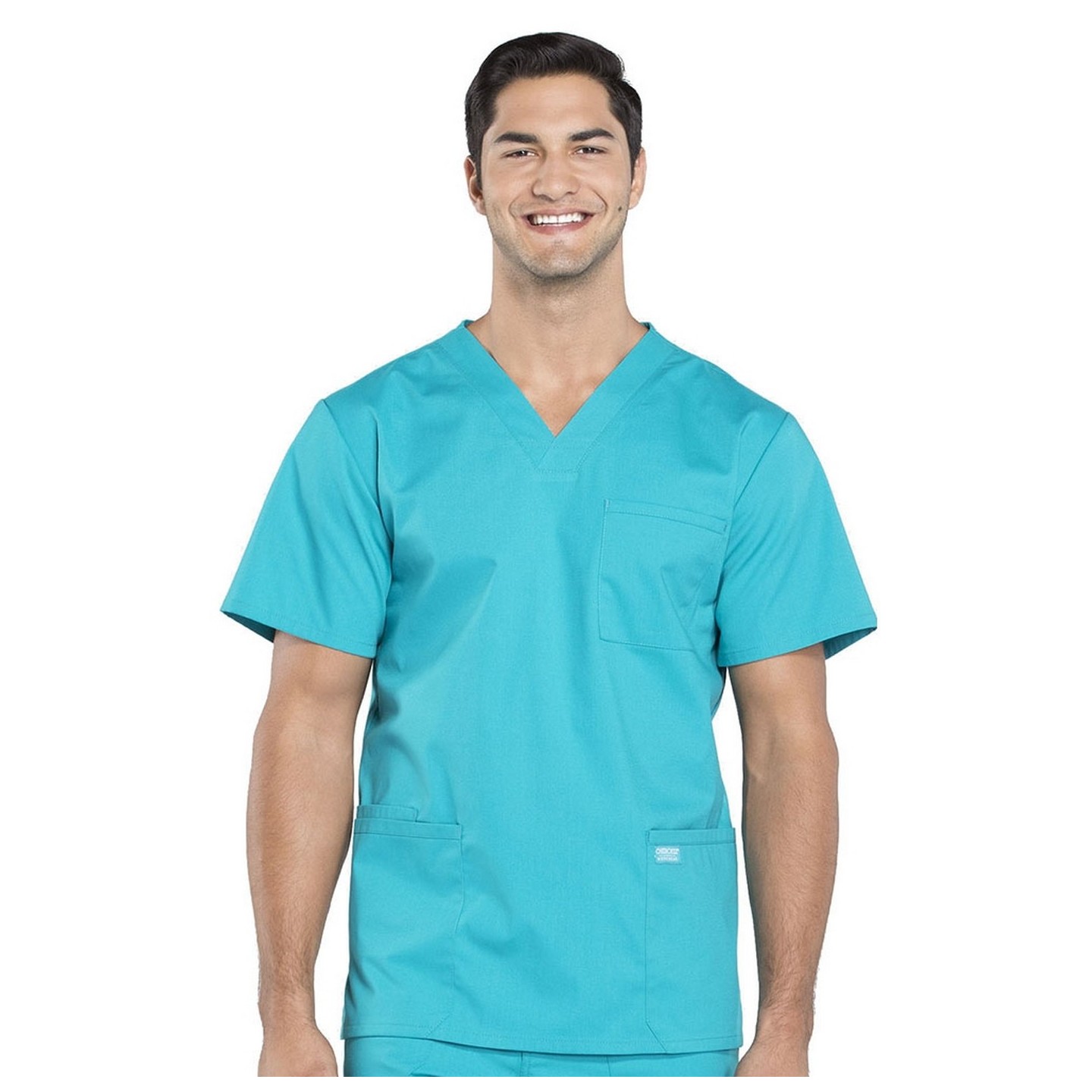 WW695 Workwear Professionals Men's 4 Pocket V-Neck Top by Cherokee