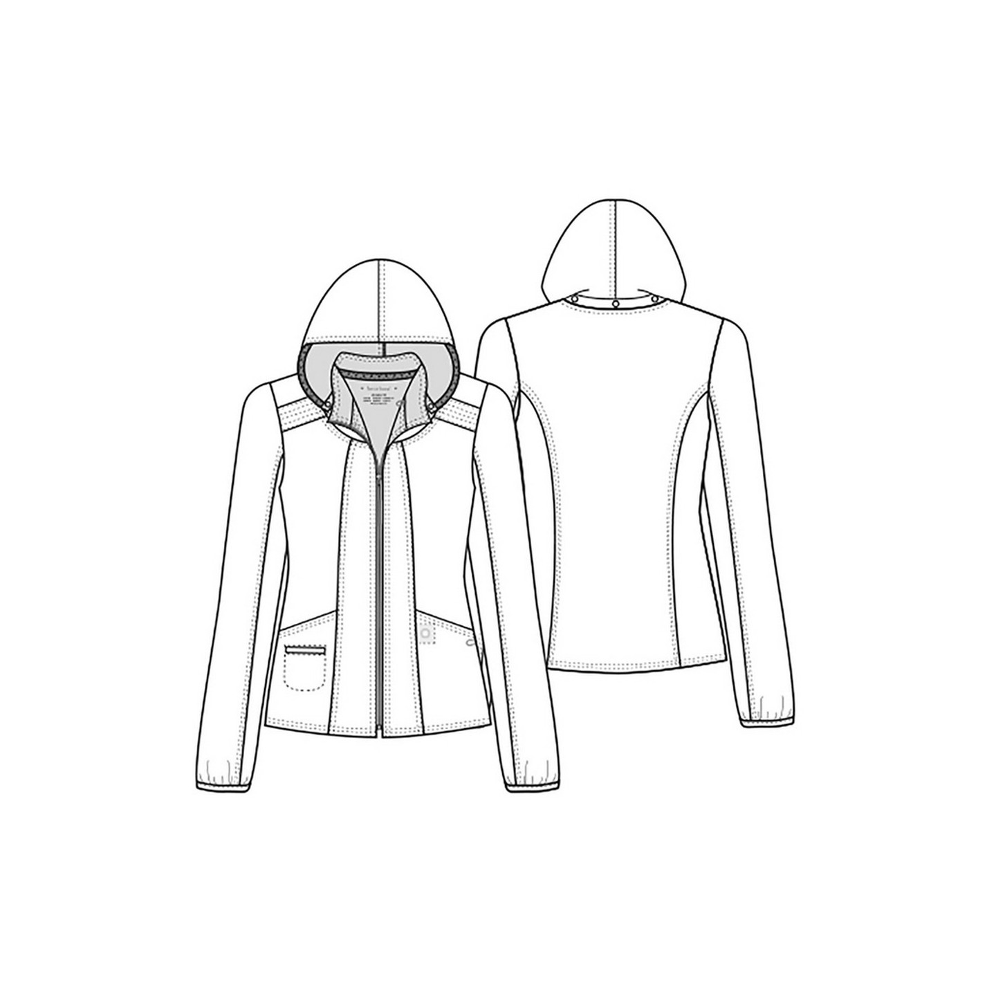 20310 Break on Through Warm Up Jacket with Removable Hood by HeartSoul