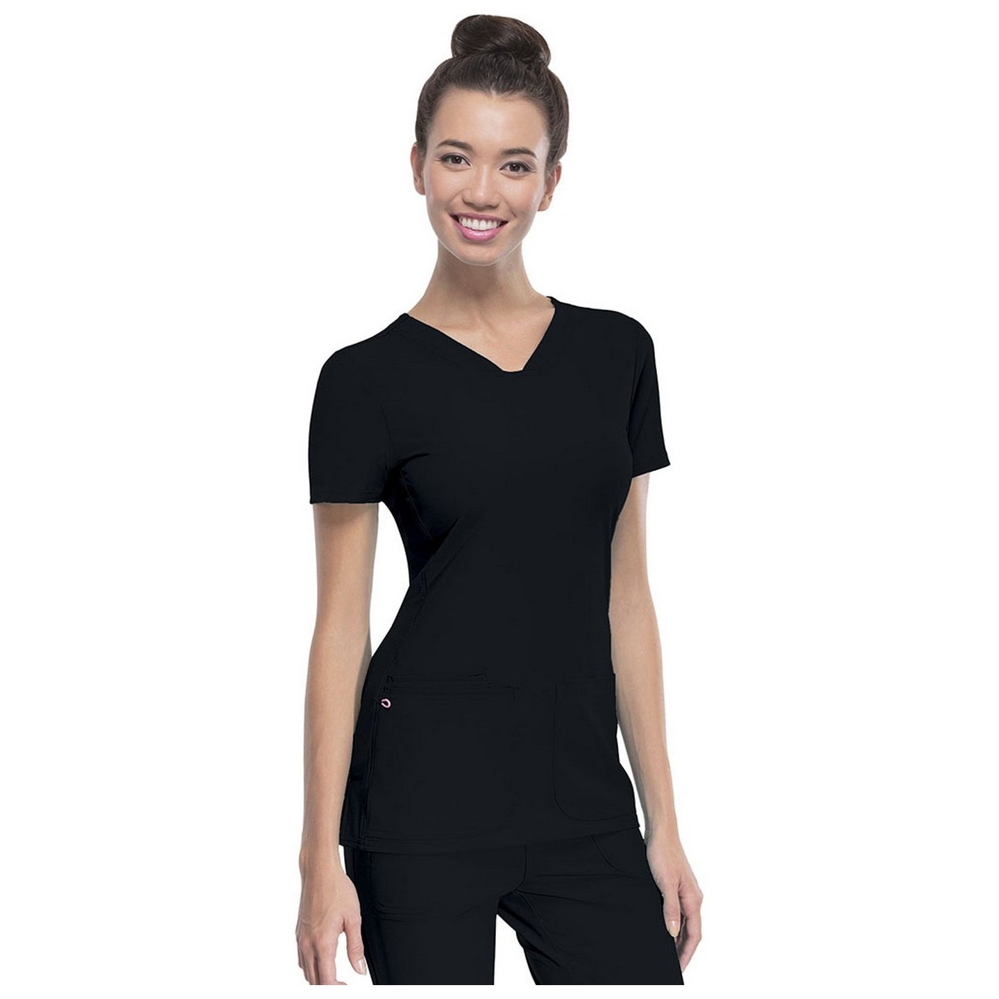 20710 Break on Through V-Neck 3 Pocket Top from HeartSoul