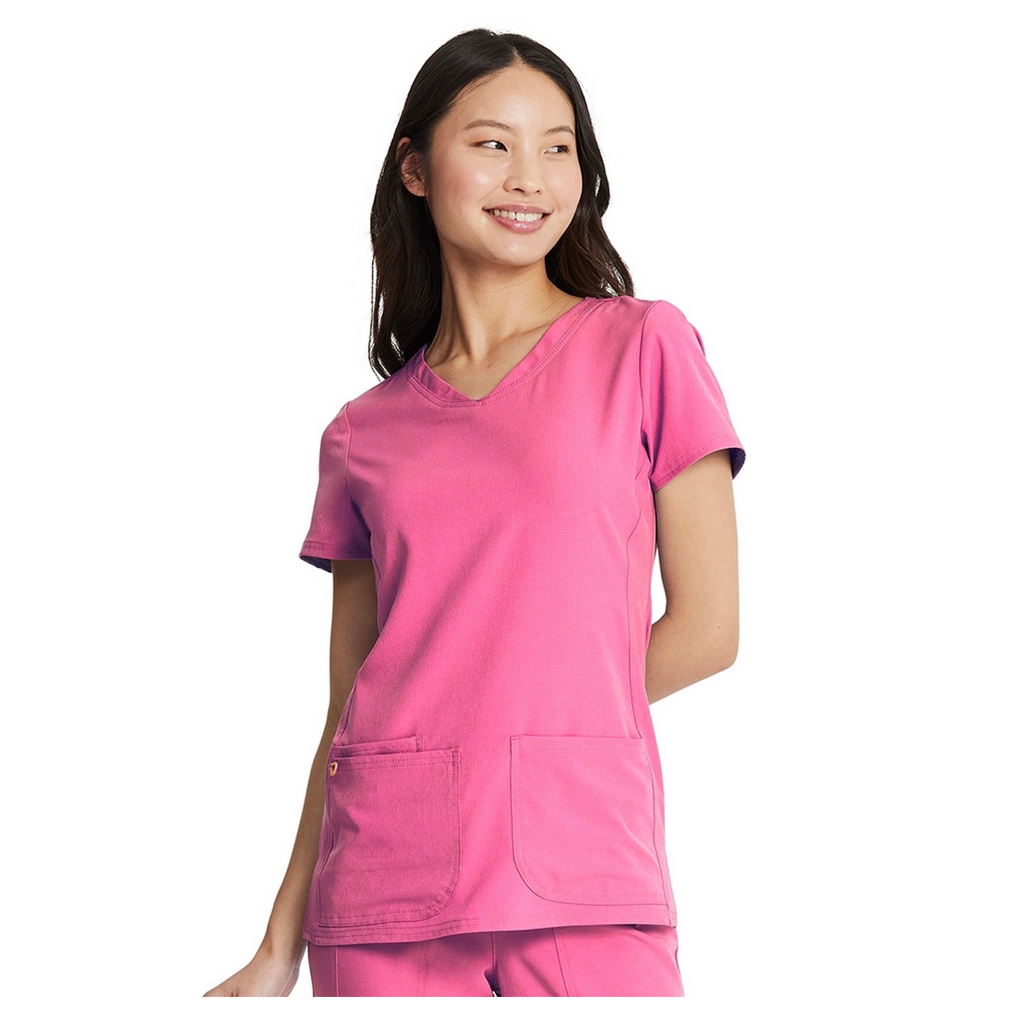 20710 Break on Through V-Neck 3 Pocket Top from HeartSoul