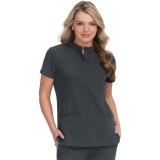 1081 koi Next Gen Driven Mandarin Collar Top