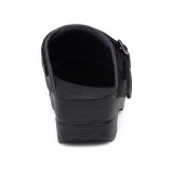 Dansko Women's Ingrid Clogs - Ingrid Black Oiled Leather