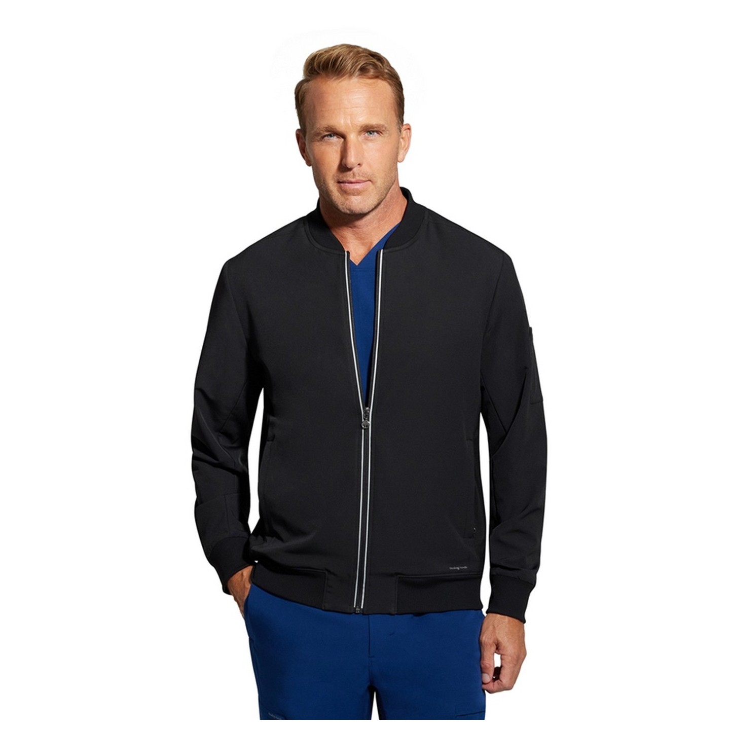 5350 Healing Hands HH360 Men's Samuel Zip-Up Bomber Jacket