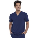 CKA689 Allura Men's Tuckable 2 Pocket Top by Cherokee