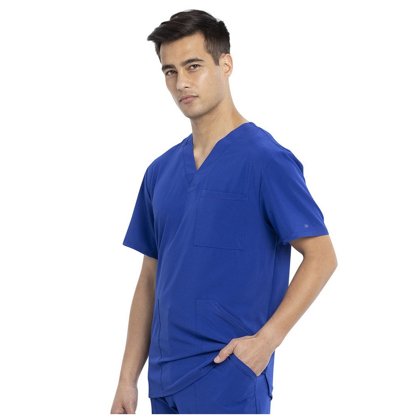 CKA686 Allura Men's 3 Pocket V-Neck Top by Cherokee