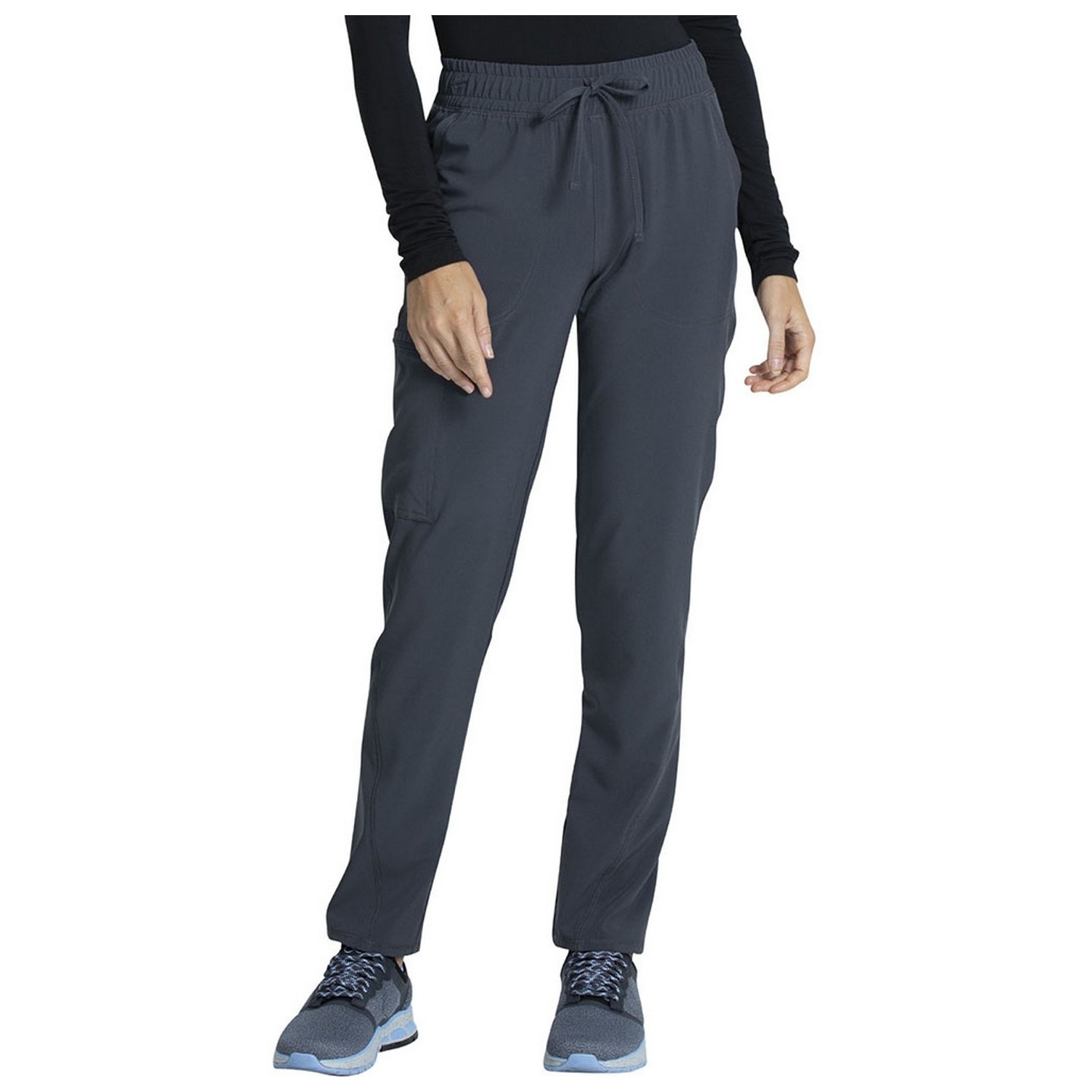 CKA184 Allura Tapered Leg Drawstring Waist Pant by Cherokee