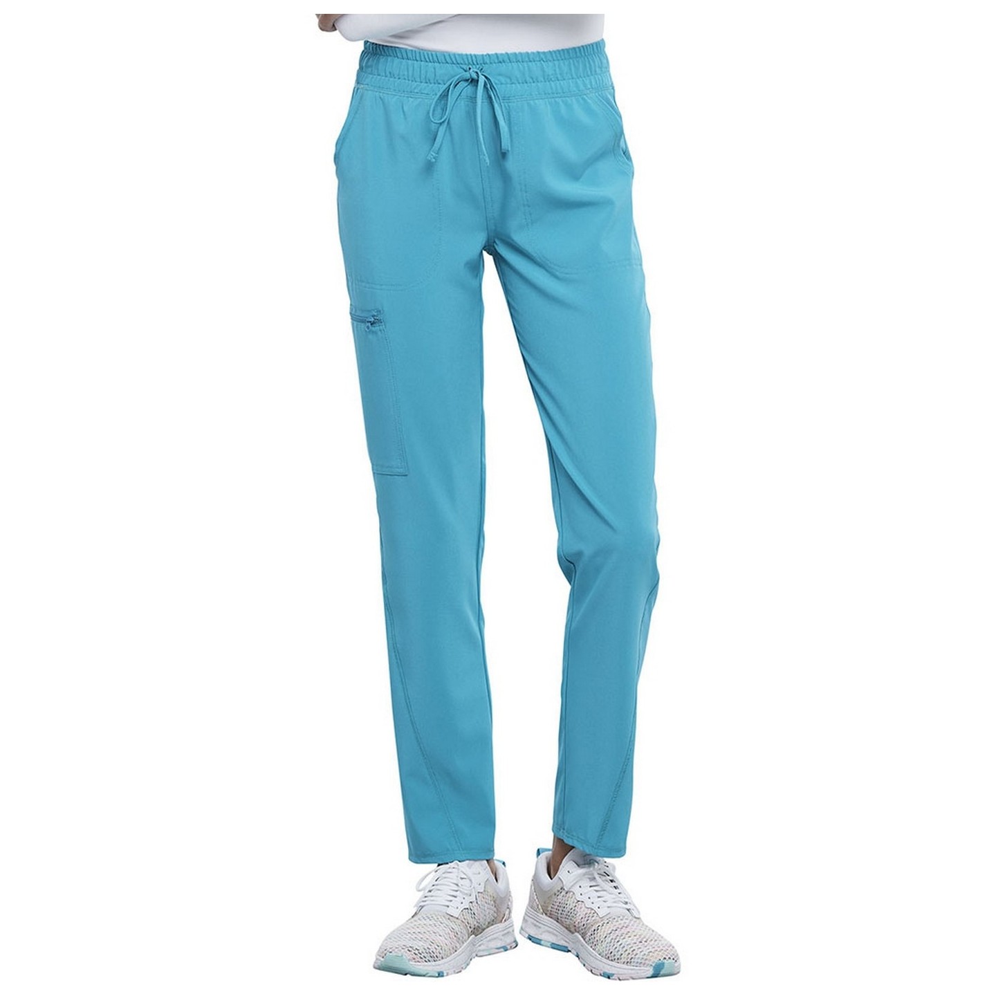 CKA184 Allura Tapered Leg Drawstring Waist Pant by Cherokee