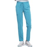 CKA184P Petite Allura Tapered Leg Drawstring Waist Pant by Cherokee