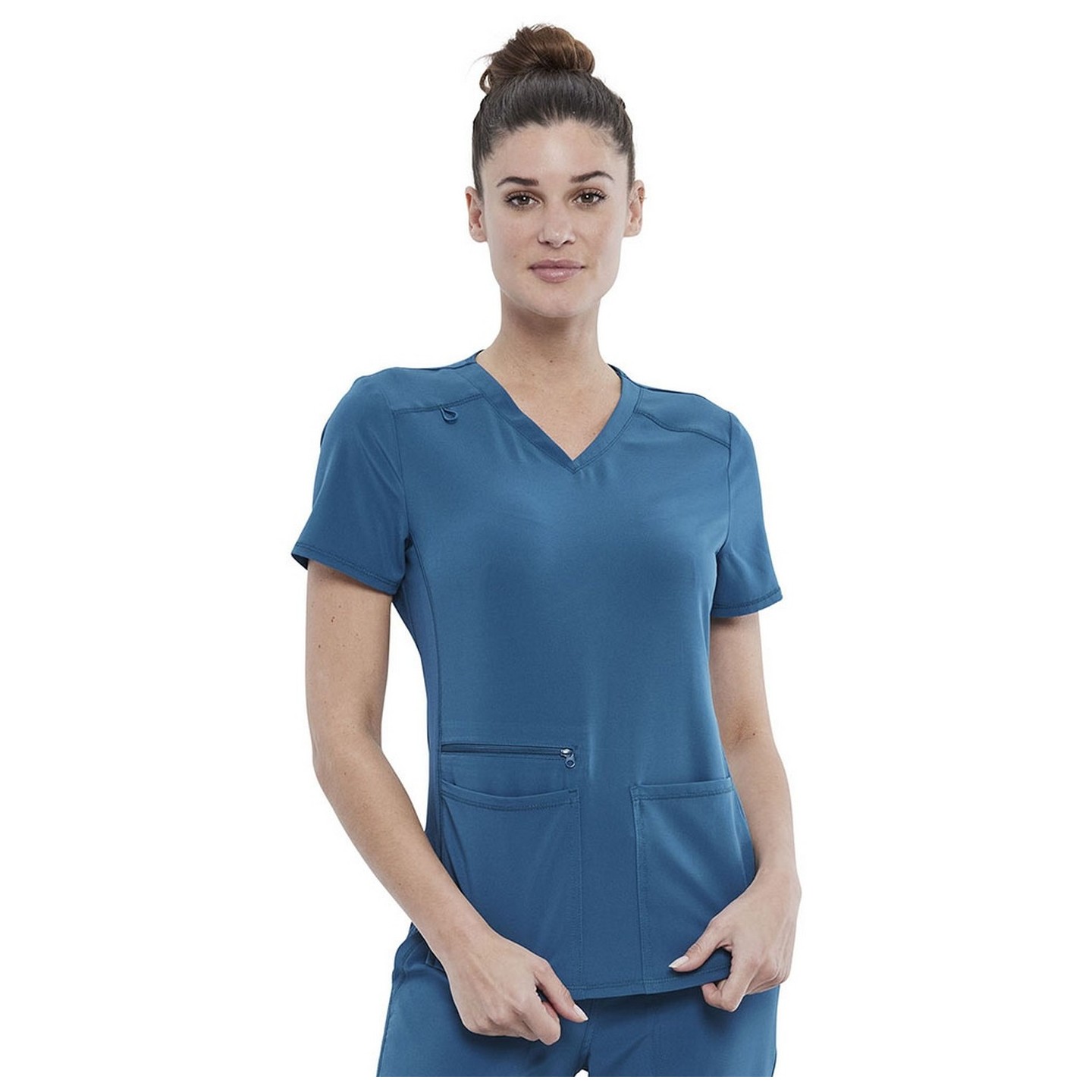 CKA685 Allura V-Neck 3 Pocket Top by Cherokee