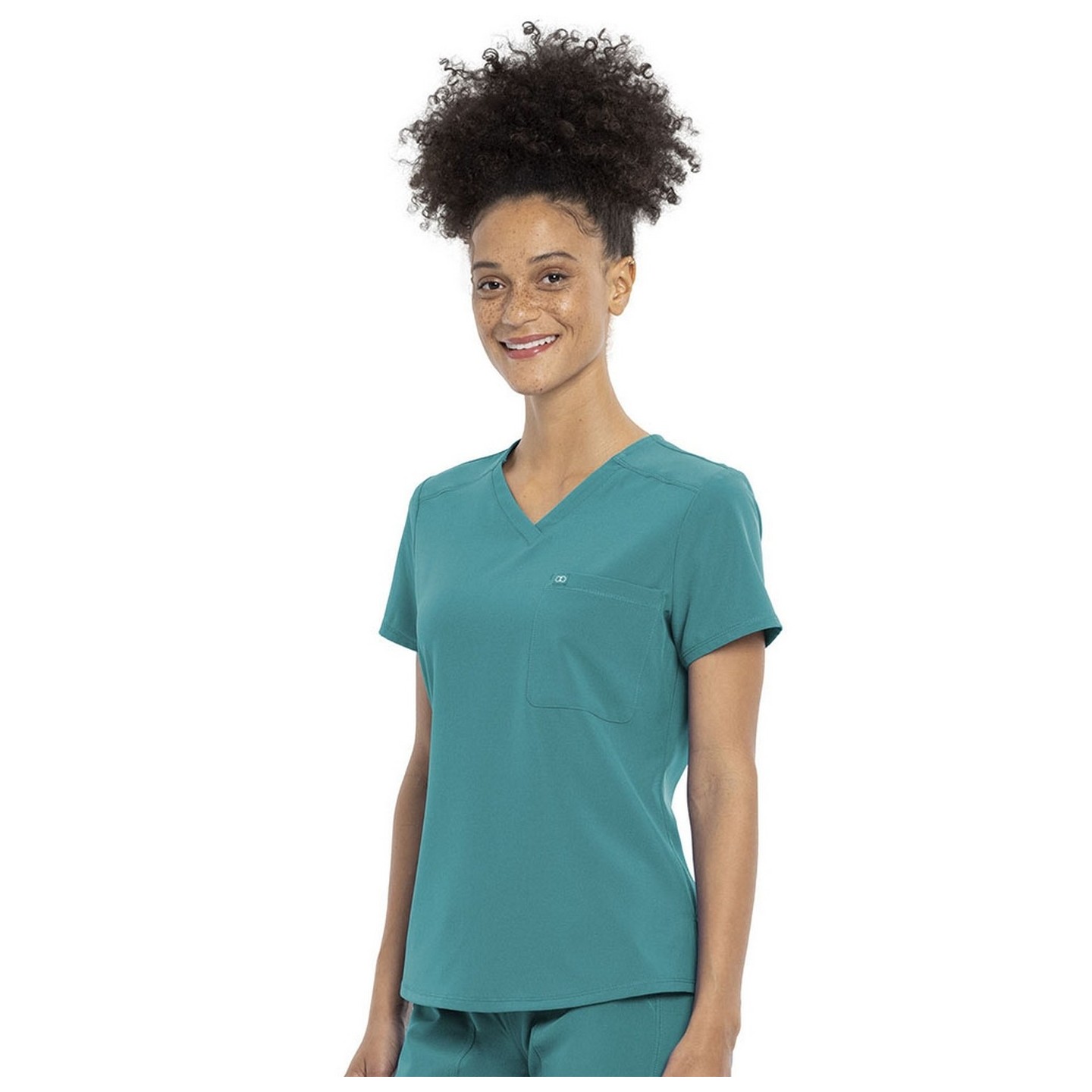 CKA690 Allura V-Neck Tuckable Top by Cherokee