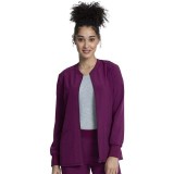 CKA384 Allura Round Neck Zip FroCKA384 Allura Veste d'Échauffement à Col Rond Zippée par Cherokeent Jacket by Cherokee