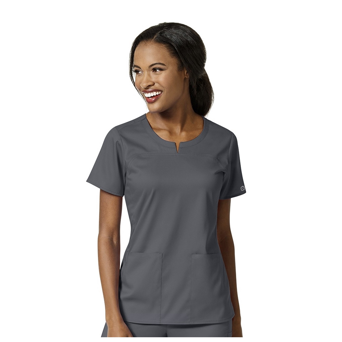 6419 WonderWink PRO Women's 4 Pocket Notch Neck Top