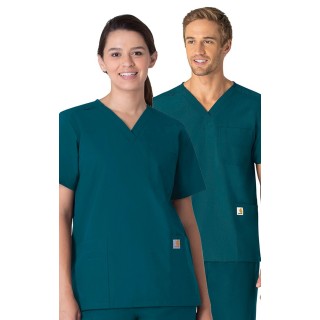 C15013 Carhartt Force Haut Unisexe Ajustement Moderne à Col en V