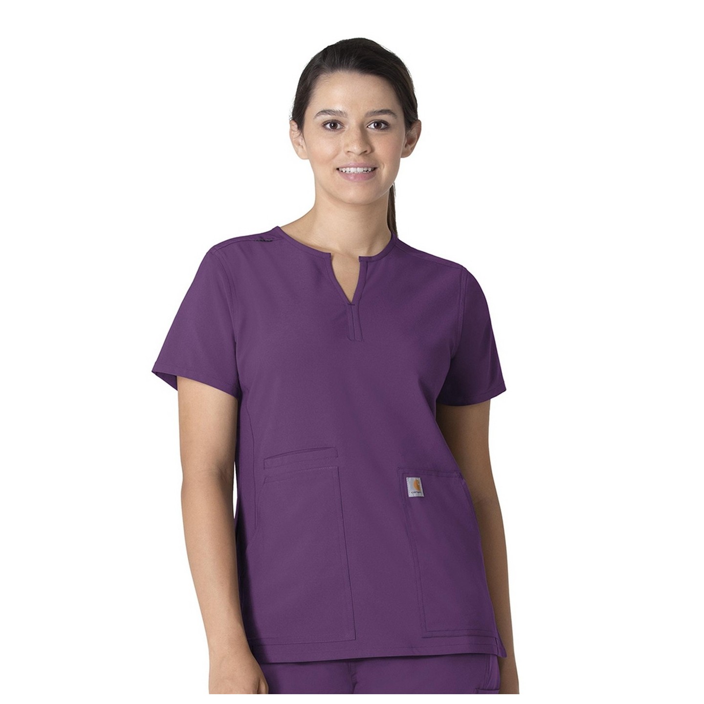C12213 Carhartt Force Modern Fit Women's Notch Neck Tunic Scrub Top