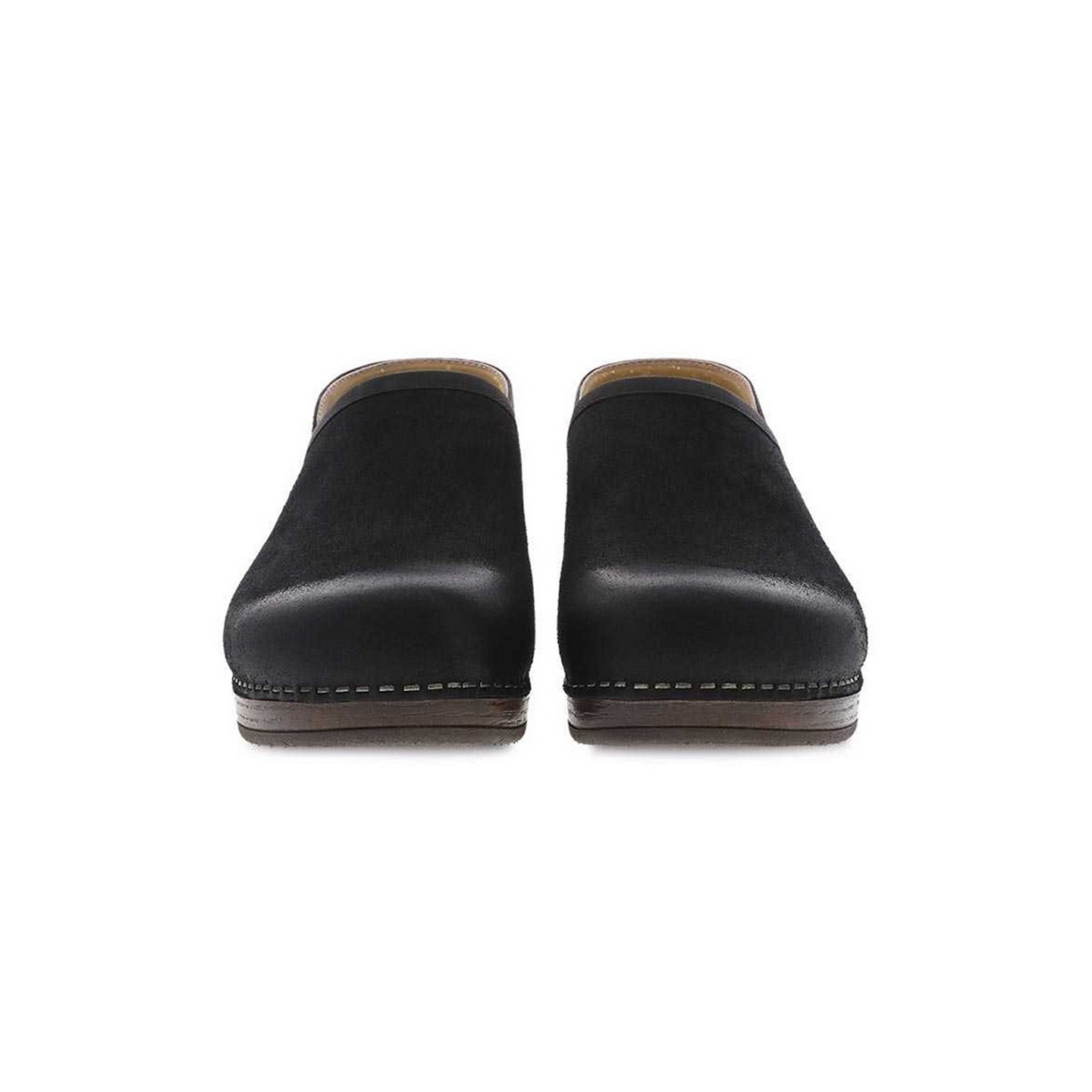 Brenna Black Burnished Suede Women's Slip On by Dansko