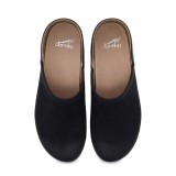 Brenna Black Burnished Suede Women's Slip On by Dansko