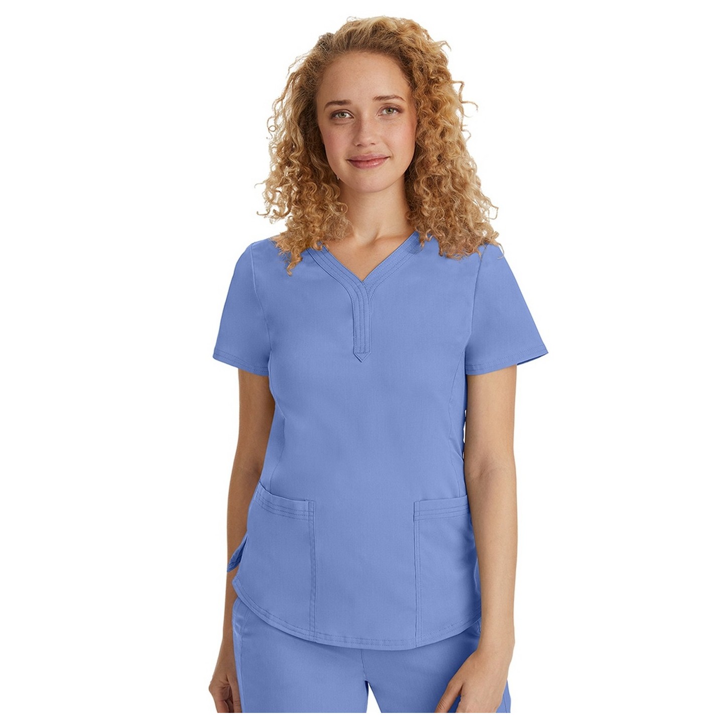 2167 Healing Hands Purple Label Jane Y-Neck Top