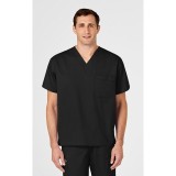 100 WonderWORK Unisex V-Neck Top with Chest Pocket