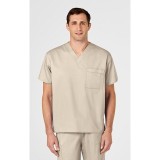 100 WonderWORK Unisex V-Neck Top with Chest Pocket