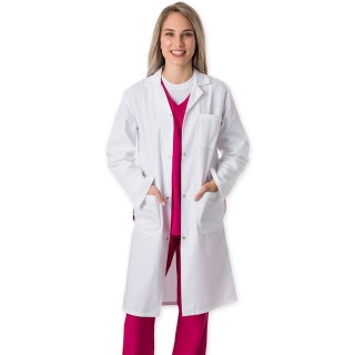 4500 Greentown Classix Unisex Snap Front Full Length Lab Coat 42"