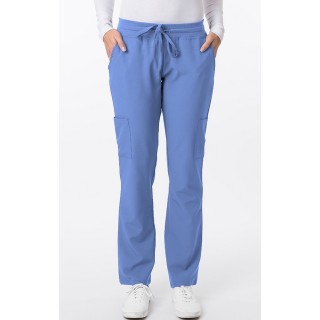 2200 Greentown 4 Flex Modern Waist Straight Leg Cargo Scrub Pants