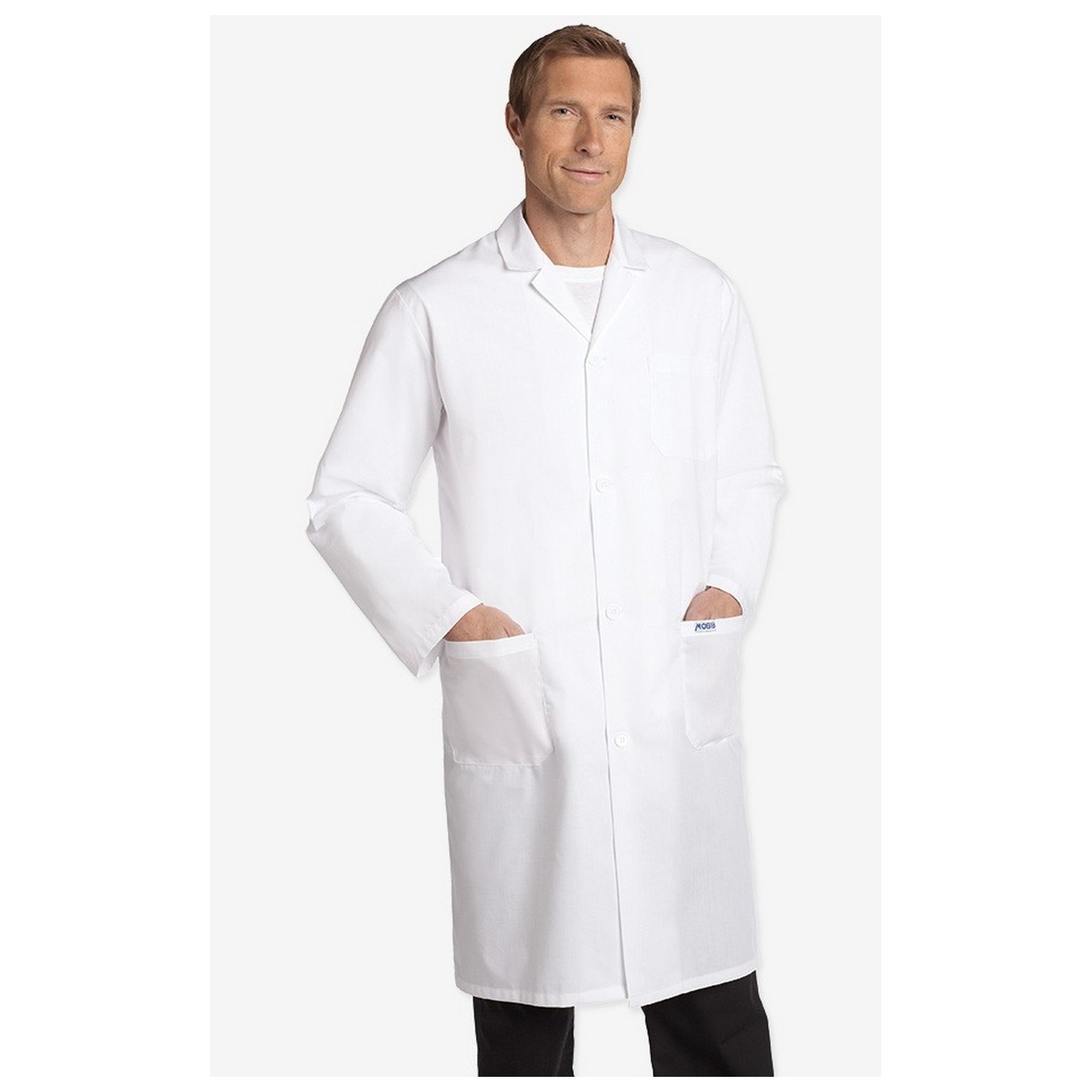 *FINAL SALE L406 Full Length Unisex Button Front Lab Coat