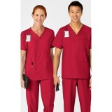 6855 W123 by WonderWink Unisex 4-Pocket Utility Top (Men's View)