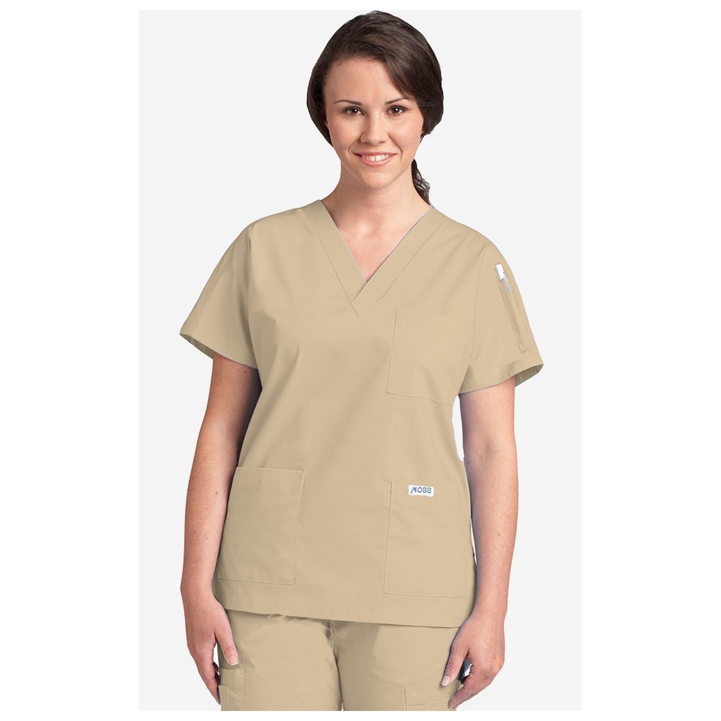 310T MOBB Classic Unisex 3 Pocket Scrub Top (Men's View)