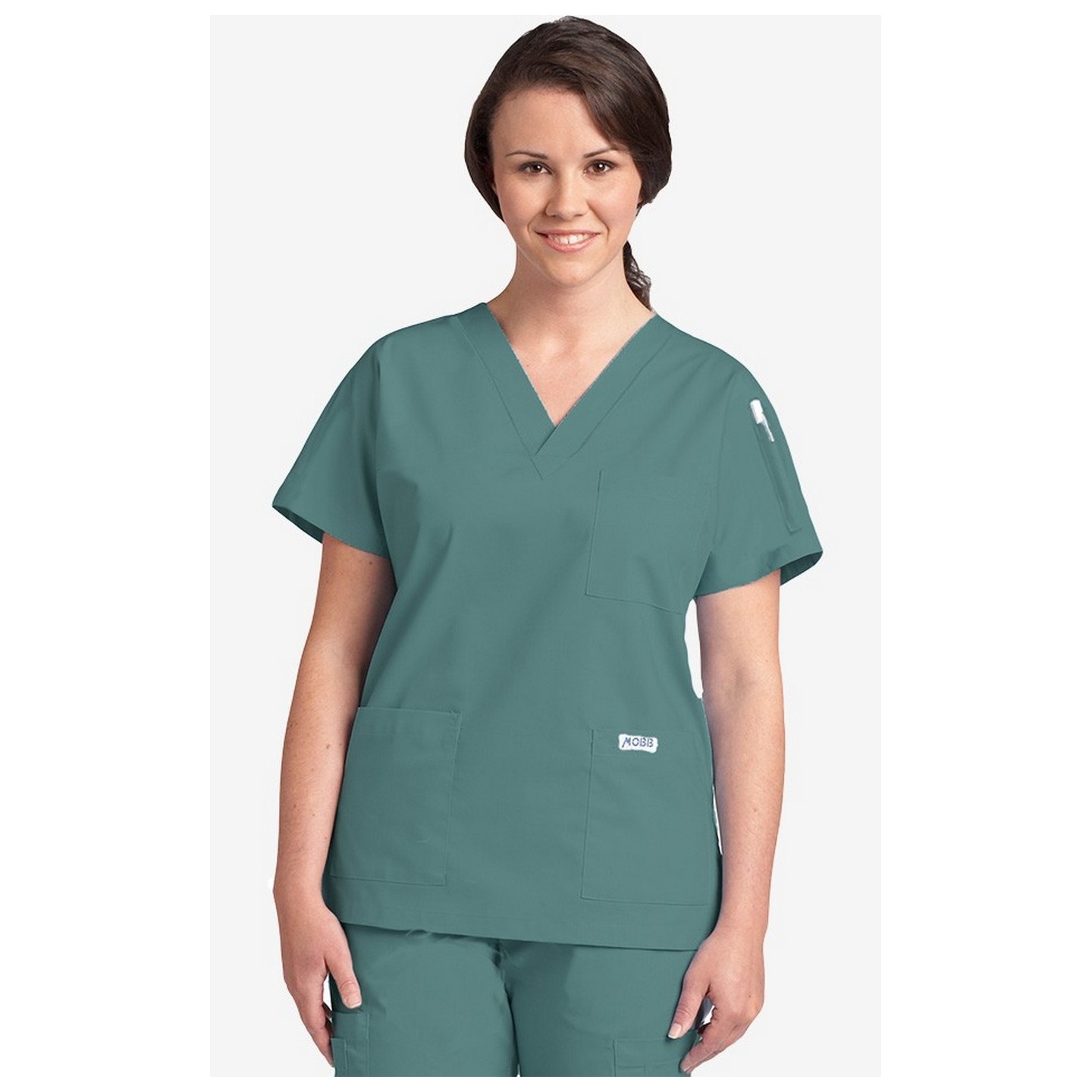 310T MOBB Classic Unisex 3 Pocket Scrub Top (Men's View)