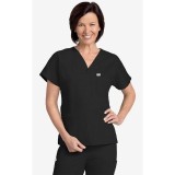 606T MOBB Unisex V-Neck Chest Pocket Scrub Top