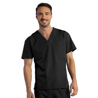 1706 RED PANDA Unisex V-Neck Top (Men's View)