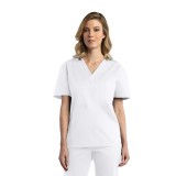 1706 Red Panda Haut Unisexe à Col en V par Maevn