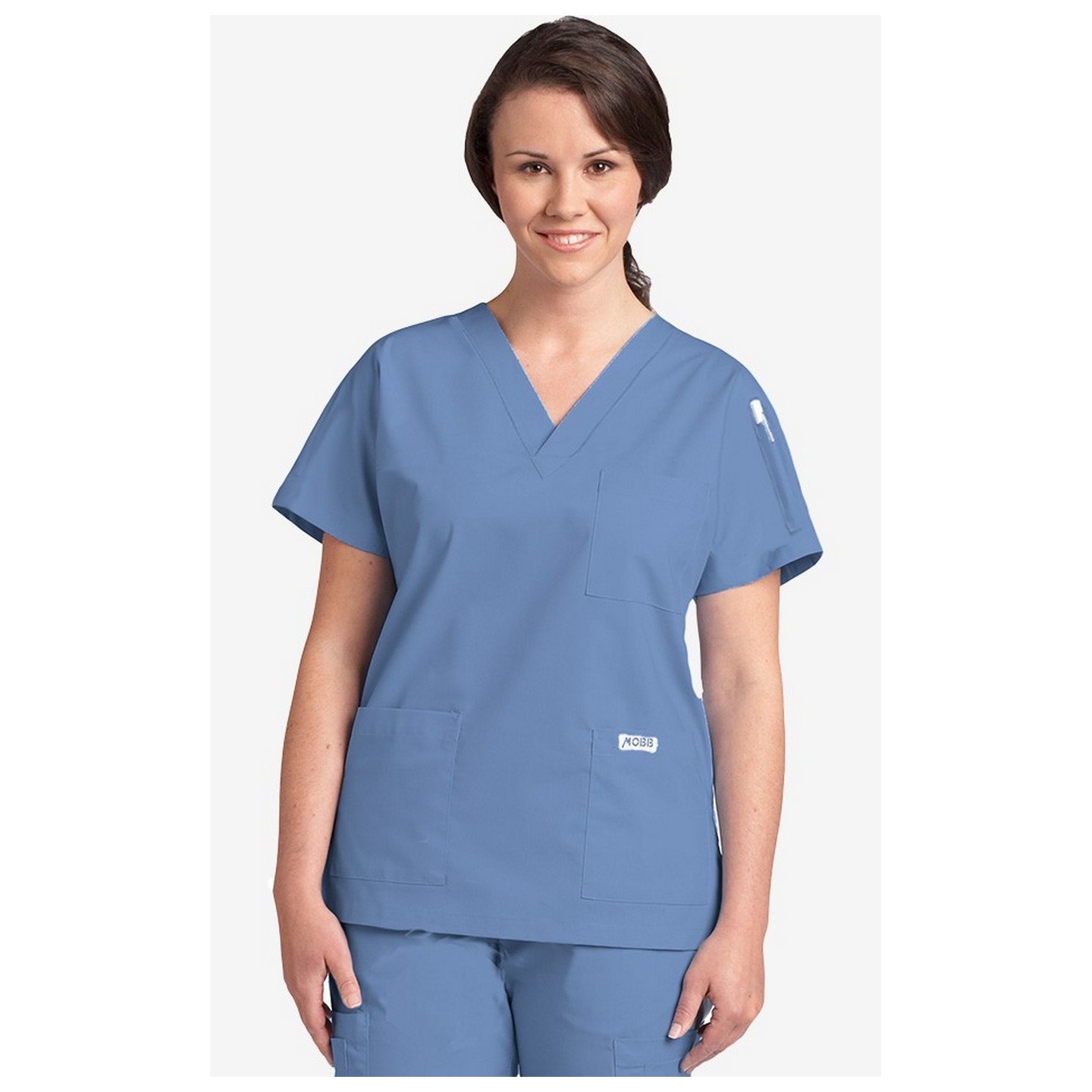 310T MOBB Classic Unisex 3 Pocket Scrub Top (Men's View)