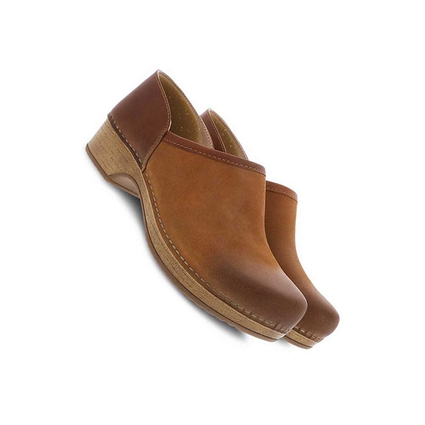Brenna Tan Burnished Suede Women's Slip On by Dansko