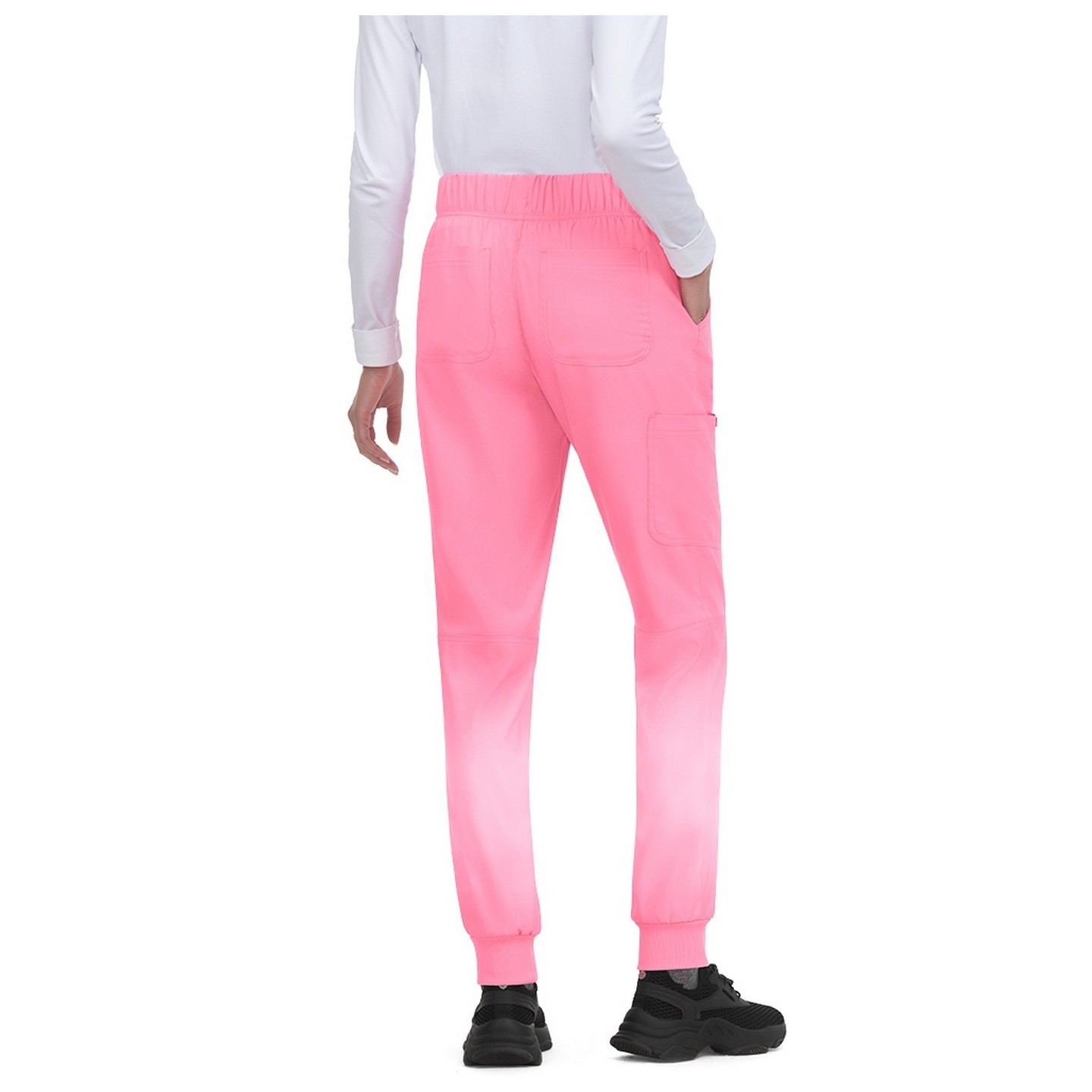 758 koi Lite Pantalon Jogger Imprimé en Dégradé de 5 Poches - Peony Pink Ombre