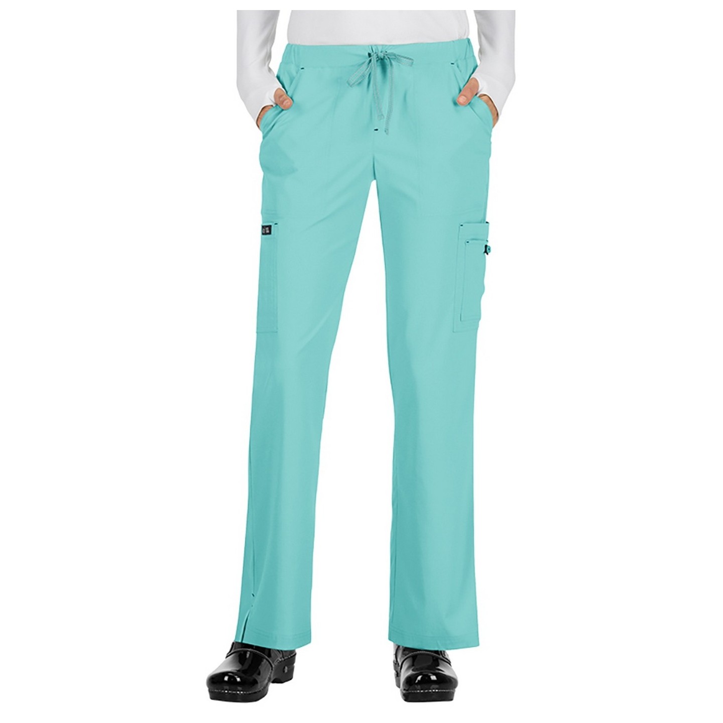 731P Petite koi Basics Pantalon Cargo Holly à Jambe Droite Holly