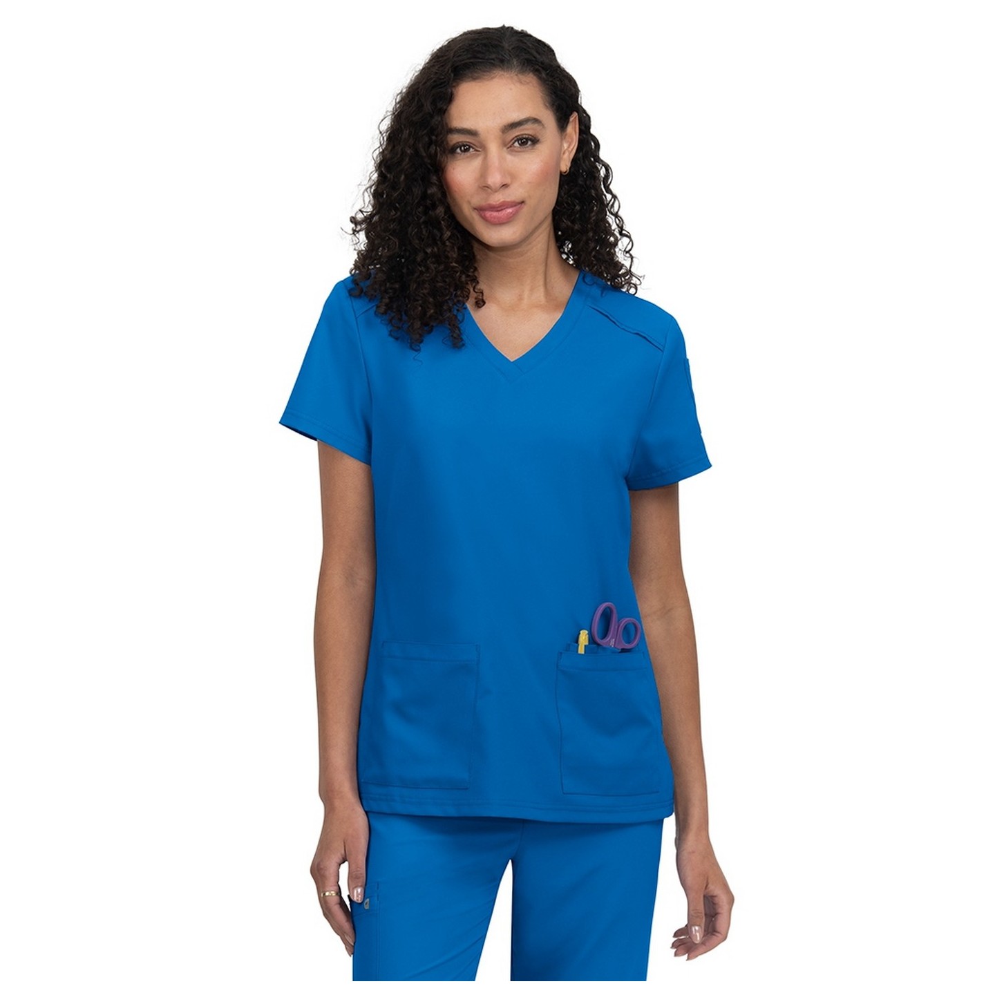 C101 Cureology Haut Cardi avec 2 Poches à Col en V par koi