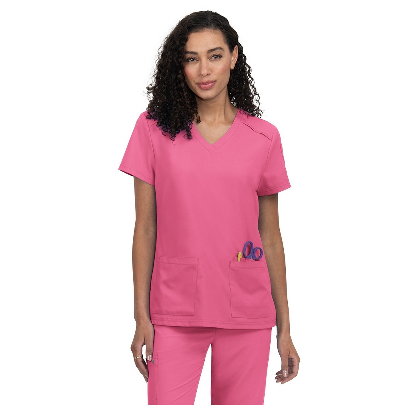 C100 Cureology Aura Modern V-Neck Top by koi