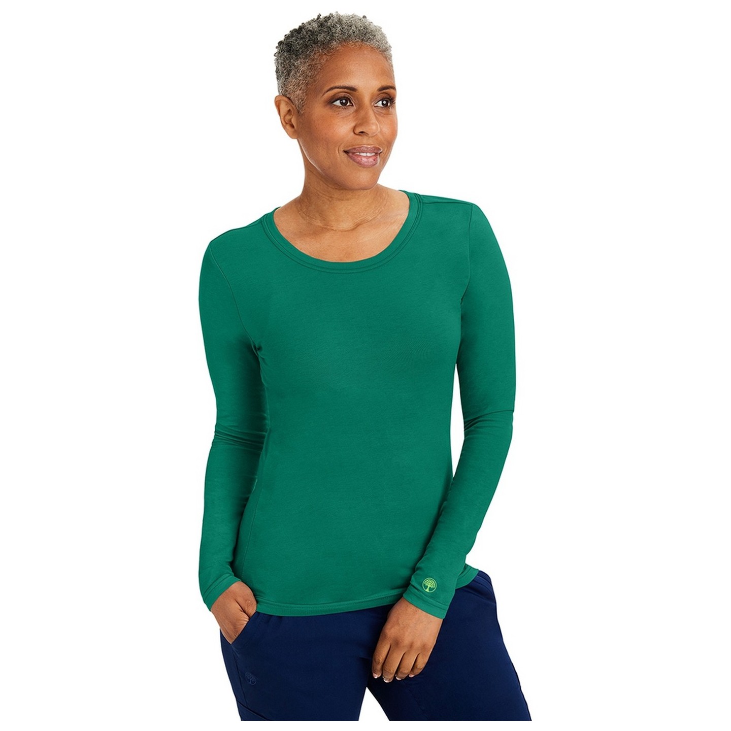 5047 Healing Hands Purple Label Melissa Long Sleeve Scrub Tee