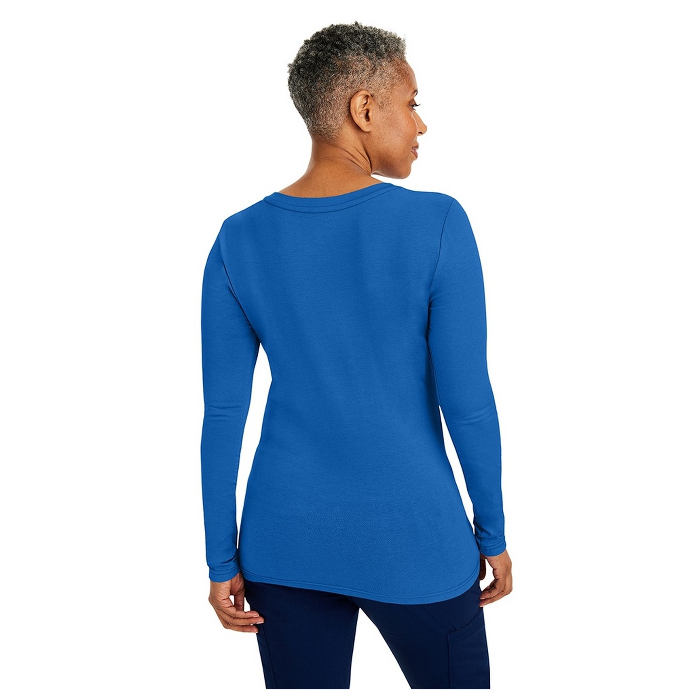 5047 Healing Hands Purple Label Melissa Long Sleeve Scrub Tee