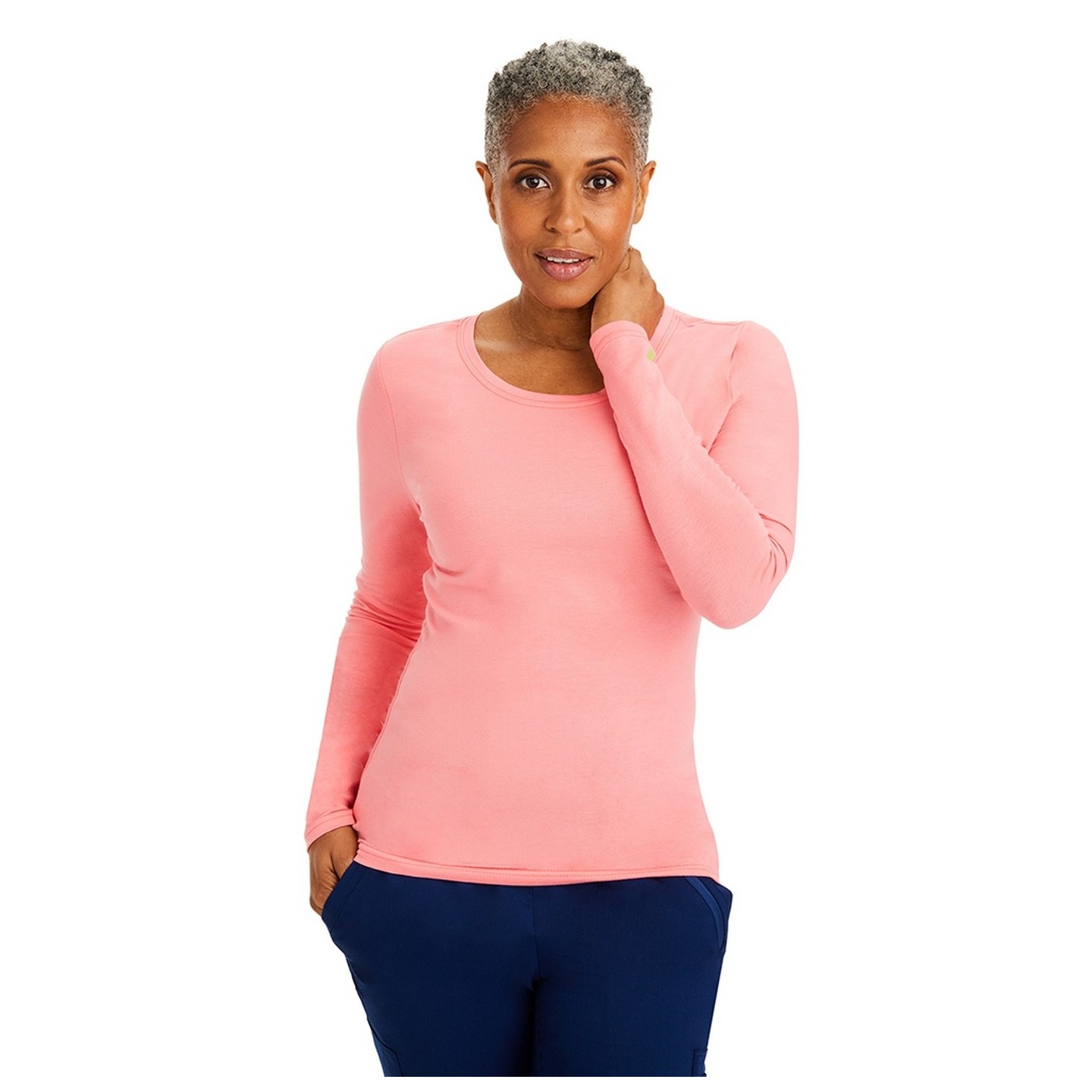 5047 Healing Hands Purple Label Melissa Long Sleeve Scrub Tee